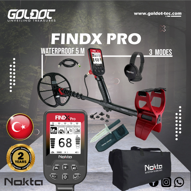 Nokta FindX Pro Metal Detector