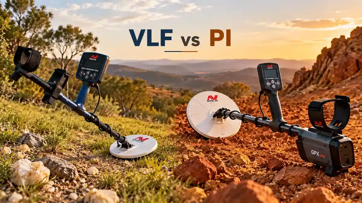 VLF vs PI Metal Detectors 2026 – Choose Your US Gold Setup