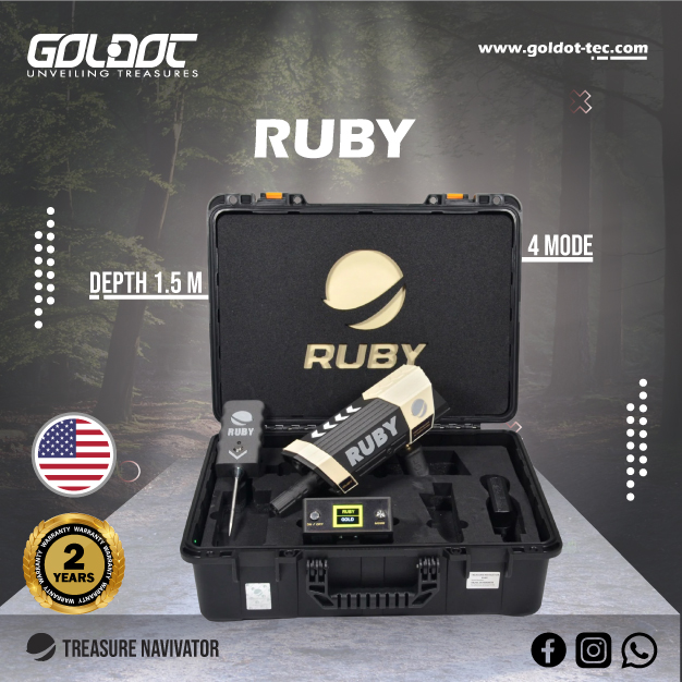 Ruby long-range detector